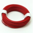 10 Meter Schaltlitzen Kabel rot 1-adrig 1x0,14mm 