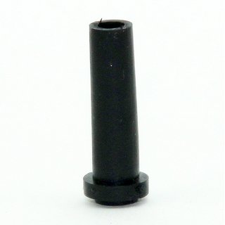 Knickschutz-Tlle Lnge 23mm Durchgang 3,5mm schwarz mit Haltewulst