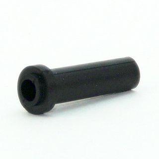 Knickschutz-Tlle Lnge 23mm Durchgang 3,5mm schwarz mit Haltewulst