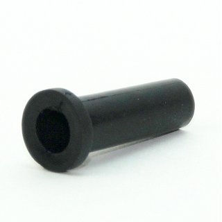 Knickschutz-Tlle Lnge 30mm Durchgang 6,5mm schwarz mit Haltewulst