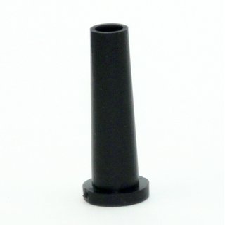 Knickschutz-Tlle Lnge 35mm Durchgang 5,5mm schwarz mit Haltewulst