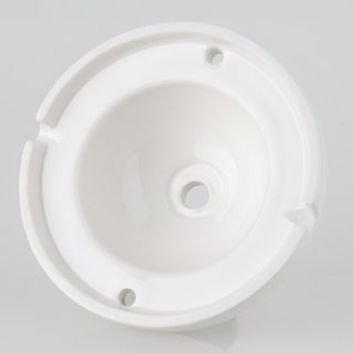 Lampen Leuchten Porzellan Keramik Baldachin 117x42mm glasiert mit seitlicher Kabeleinfhrung