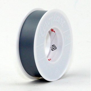 Coroplast PVC Elektro Isolierband grau Lnge 10m Breite 15mm 