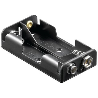 Batteriehalter fr 2x Mignonzelle (AA) mit Druckknopfanschluss