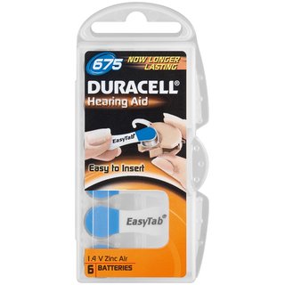Duracell Hrgerte Batterie V675 (PR44/DA675) 6 Stck