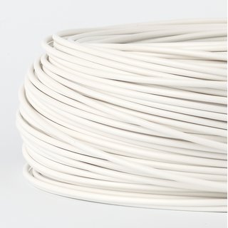 100 Meter PVC Aderleitung 1x0,75 mm H05V-K wei (NYA-F)  flexibel