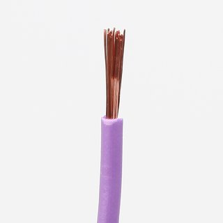 100 Meter PVC Aderleitung 1x0,75 mm H05V-K violett (NYA-F)  flexibel