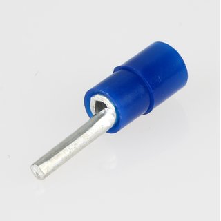 100 x Stiftkabelschuh blau isoliert fr Leitungsquerschnitt 1,5-2,5 mm