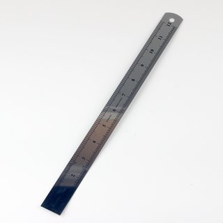 Stahl-Lineal 30 cm / 300 mm und Inch Skalierung
