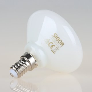 Sigor E14 LED Filament Eldea Opal 2,5W = (25W) 200lm Leuchtmittel 2700K warmwei