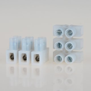 Lsterklemme Mini transparent 3-polig bis 2,5mm 16x22x15mm