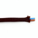 Textilkabel braun 2-adrig 2x0,75mm Flachleitung