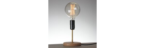 Lampen Holzsockel