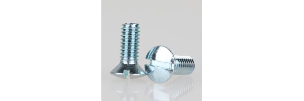 Linsensenkschraube mit Schlitz DIN 964