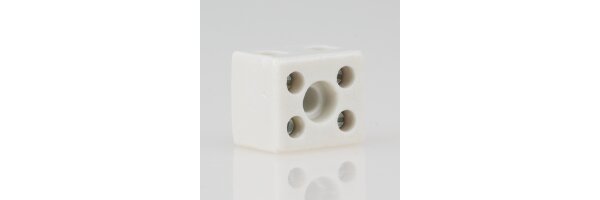 Lüsterklemme Porzellan