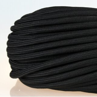 Textilkabel Stoffkabel schwarz 3-adrig 3x0,75...