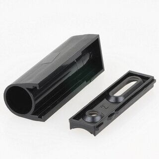 Hfele Loox Schaltergehuse schwarz fr Schalter zum Schrauben mit 12mm Durchmesser