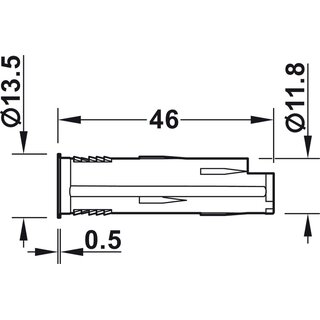 Hfele Loox Sensorschalter ein/aus modular fr Einrastverbinder silberfarben