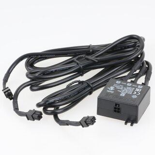 Hfele Loox Multi-Netzteil-Box Verteiler mit Schaltfunktion, 1 Schalter und 3 Netzteilen