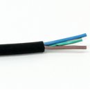Gummi-Schlauchleitung schwarz 3Gx1,5 mm H07RN-F