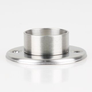 Hfele Schrankrohrlager Kleiderstangen-Halterung fr Schrankrohr rund 25mm Edelstahl