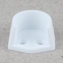 Häfele Schrankrohrlager Kleiderstangen-Halterung für Schrankrohr rund 18mm Kunststoff weiß