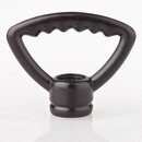 Zahnringnippel Metall schwarz lackiert M10x1 Innengewinde...