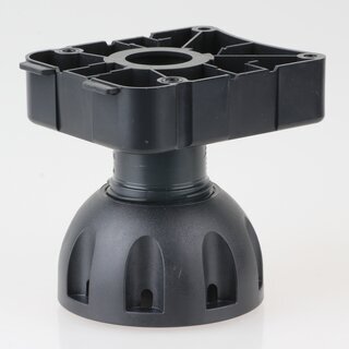 Hfele Mbel-Fu Sockelverstellfu zum Schrauben 70-98mm Kunststoff schwarz