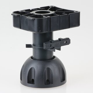 Hfele Mbel Sockelverstellfu zum Schrauben 110-138mm Kunststoff schwarz