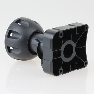 Hfele Mbel Sockelverstellfu zum Schrauben 110-138mm Kunststoff schwarz