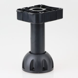 Hfele Mbel Sockelverstellfu zum Schrauben 140-168mm Kunststoff schwarz
