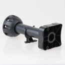 Häfele Sockelverstellfuß 140–168 mm Kunststoff schwarz mit Befestigungsplatte