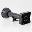 Häfele Sockelverstellfuß 190–218 mm Kunststoff schwarz mit Befestigungsplatte