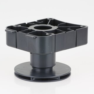 Hfele Mbel Sockelverstellfu zum Schrauben 50-78mm Kunststoff schwarz