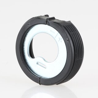 Hfele Mbelaufhnger zum Einbohren mit Hhenverstellung 35mm schwarz
