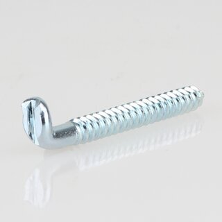 Hfele Mbel Schraubhaken fr Justierbeschlag mit Hhenverstellung 55x12mm verzinkt