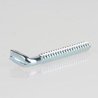 Hfele Mbel Schraubhaken fr Justierbeschlag mit Hhenverstellung 55x16mm verzinkt