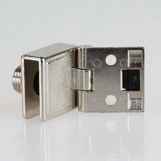 Hfele Glastr-Scharnier 170 fr Glas-/Holzkonstruktionen vernickelt fr Innenanschlag (2 Stck)