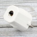 Schutzkontakt-Stecker reinweiß 250V/16A mit Schraubanschluss