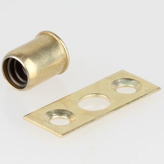Hfele Kugelschnpper zum Einpressen 7,5x6,5mm vermessingt