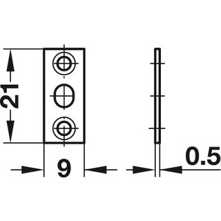Hfele Kugelschnpper zum Einpressen 8,5x8 mm vermessingt
