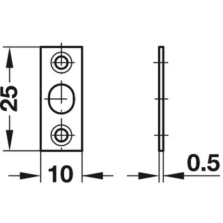 Hfele Kugelschnpper zum Einpressen 10,5x9,5 mm vermessingt