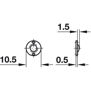 Hfele Kugelschnpper zum Eindrehen Auen 14 mm, Innen 12,6 mm