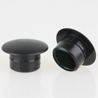 Hfele Mbel Abdeckkappe 12mm zum Eindrcken Kunststoff schwarz