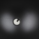 Lampen-Baldachin 50x100mm Metall schwarz Kugelform mit...