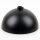 Lampen-Baldachin 50x100mm Metall schwarz Kugelform mit 10mm Stellring