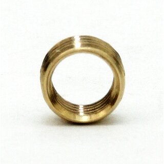 M10x1 AG auf M8x1 IG Reduzier Gewinde-Adapter | Lnge 15 mm | Messing roh
