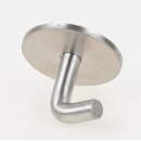 Häfele Garderobenhaken mit runder Rosette Edelstahl matt gebürstet