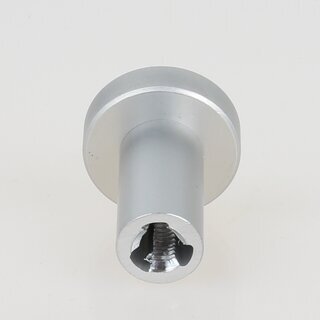 Hfele Garderobenhaken Aluminium silberfarben eloxiert