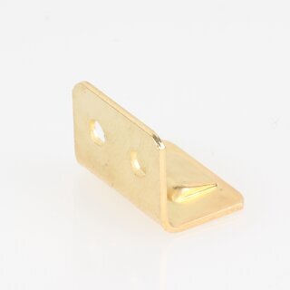 Hfele Schliewinkel mit Wulst fr Mbelriegel 17x13mm vermessingt